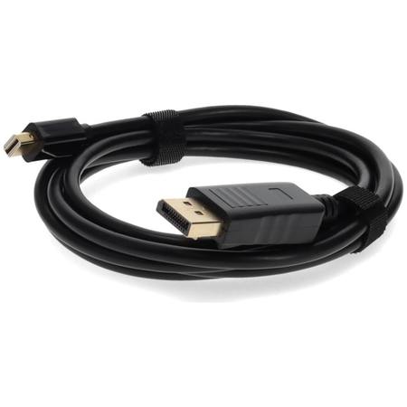 ADD-ON Addon 1.82M (6.00Ft) Mini-Displayport Male To Displayport Male Black MINIDP2DPMM6